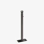 pilona abatible para exterior LEO03020