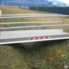 Pasarela de carga de aluminio para salvar zanjas y fosos