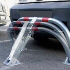 Arco abatible con amortiguador