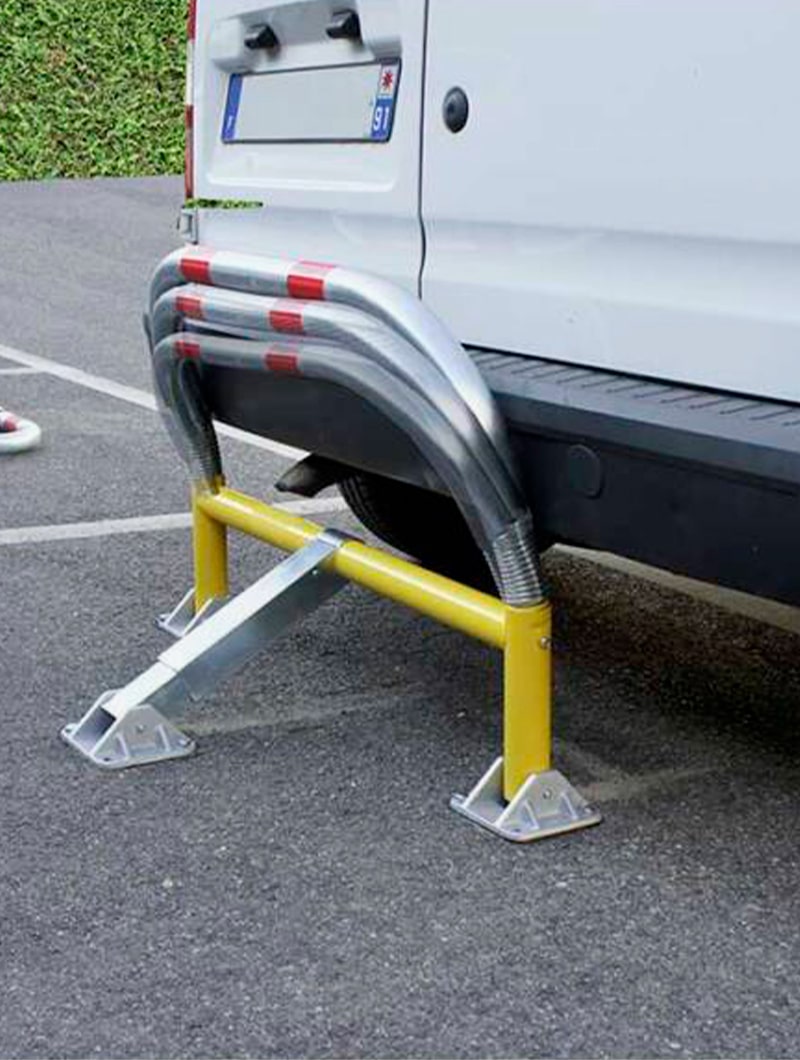 Arco abatible con amortiguadores