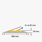 seguridad disset odiseo protector para 4 cables para paso de vehiculos pesados CP402TECH