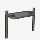 Asiento semisentado Okra para exterior